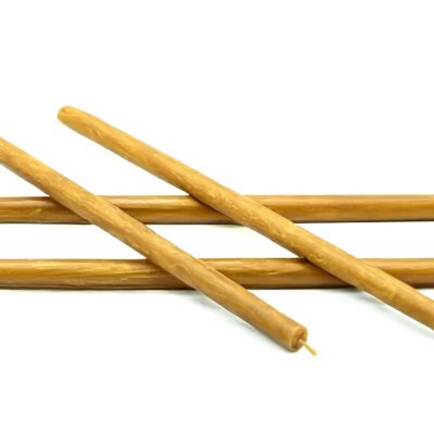 Natūralaus bičių vaško žvakė. Skersmuo 1,4cm