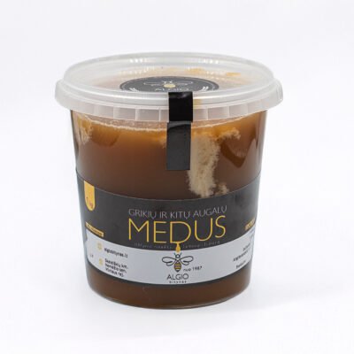 Grikių ir kitų augalų medus 1kg